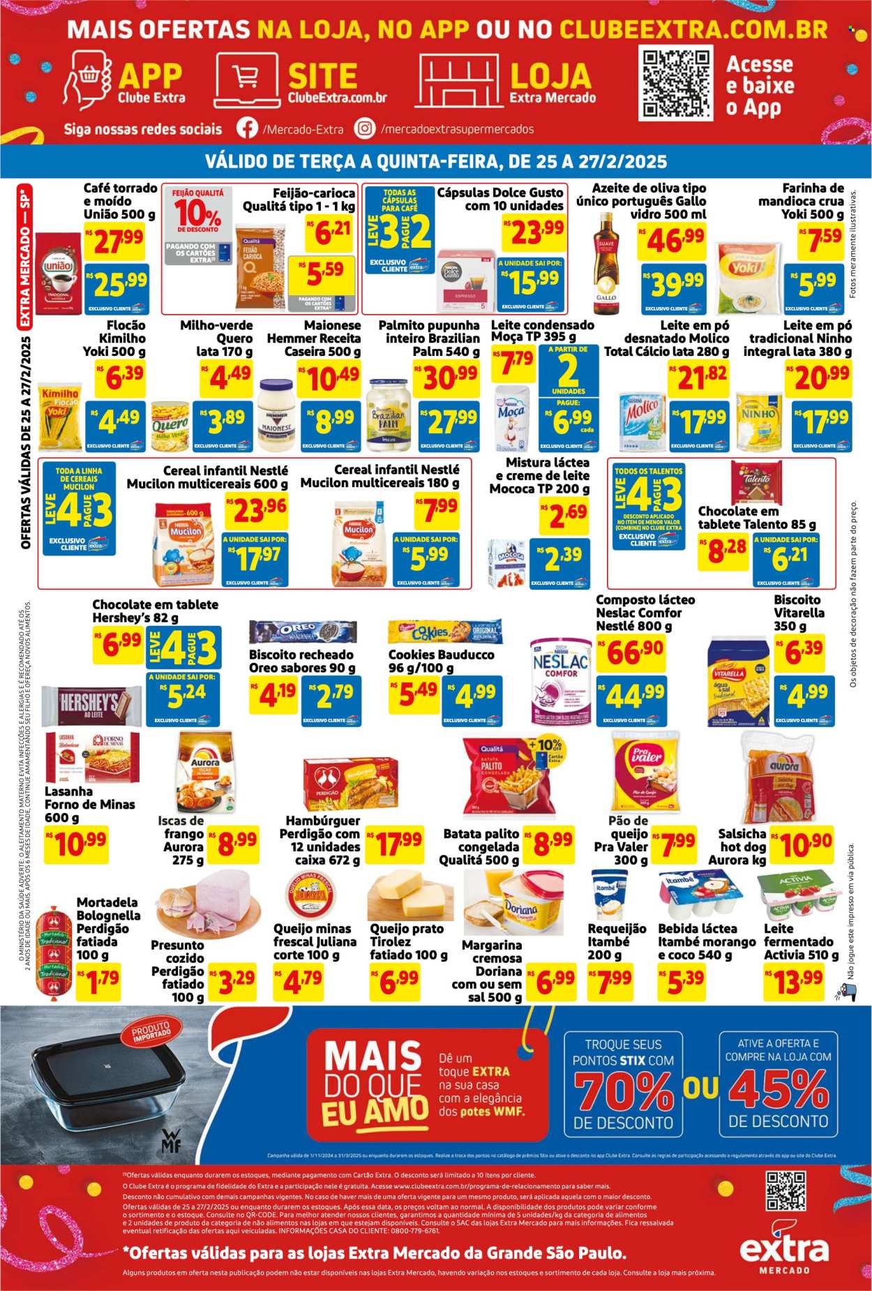 Folheto Mercado Extra - 25/02/2025 - 27/02/2025. Página 2