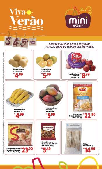 Folheto Mini Extra - 25/02/2025 - 27/02/2025.