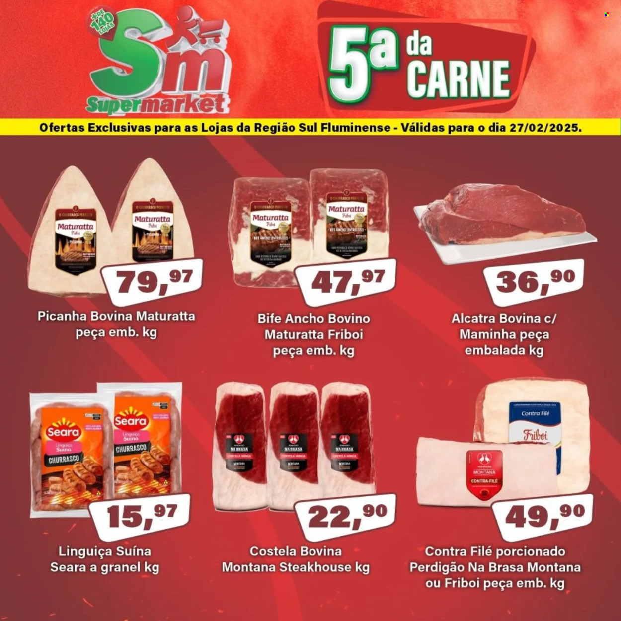Folheto Rede Supermarket - 27/02/2025 - 27/02/2025. Página 1