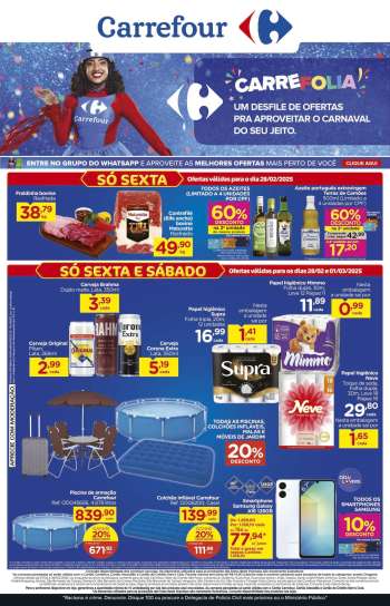 Folheto Carrefour Hiper - 27/02/2025 - 06/03/2025.
