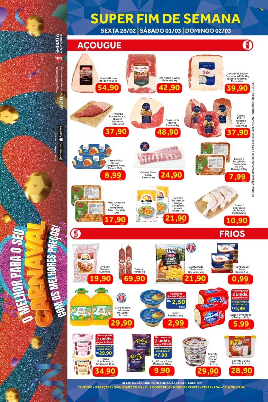 Folheto Shibata Supermercados - 28/02/2025 - 02/03/2025. Página 1