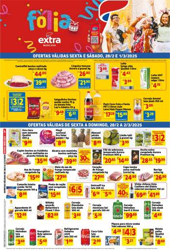 Folheto Mercado Extra - 28/02/2025 - 02/03/2025.