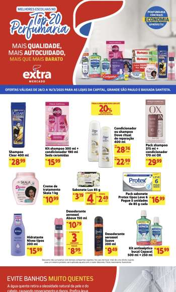Folheto Mercado Extra - 28/02/2025 - 16/03/2025.