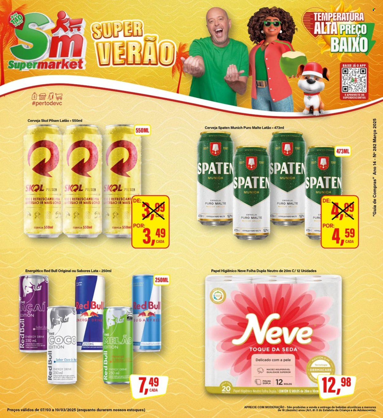 Folheto Rede Supermarket - 07/03/2025 - 10/03/2025. Página 1