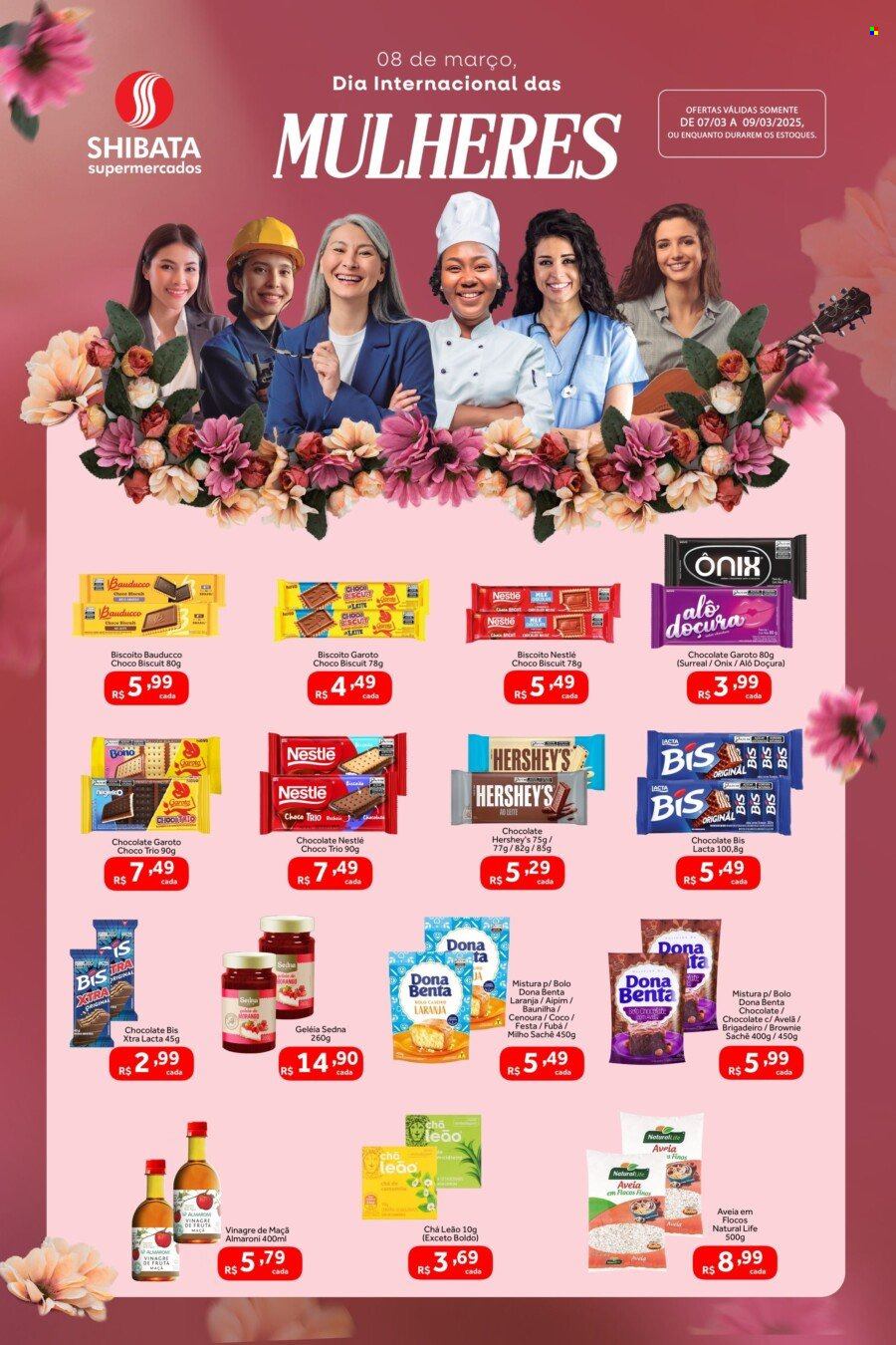 Folheto Shibata Supermercados - 07/03/2025 - 09/03/2025. Página 1