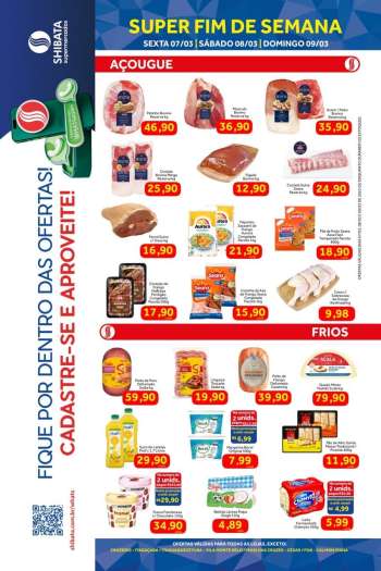 Folheto Shibata Supermercados - 07/03/2025 - 09/03/2025.