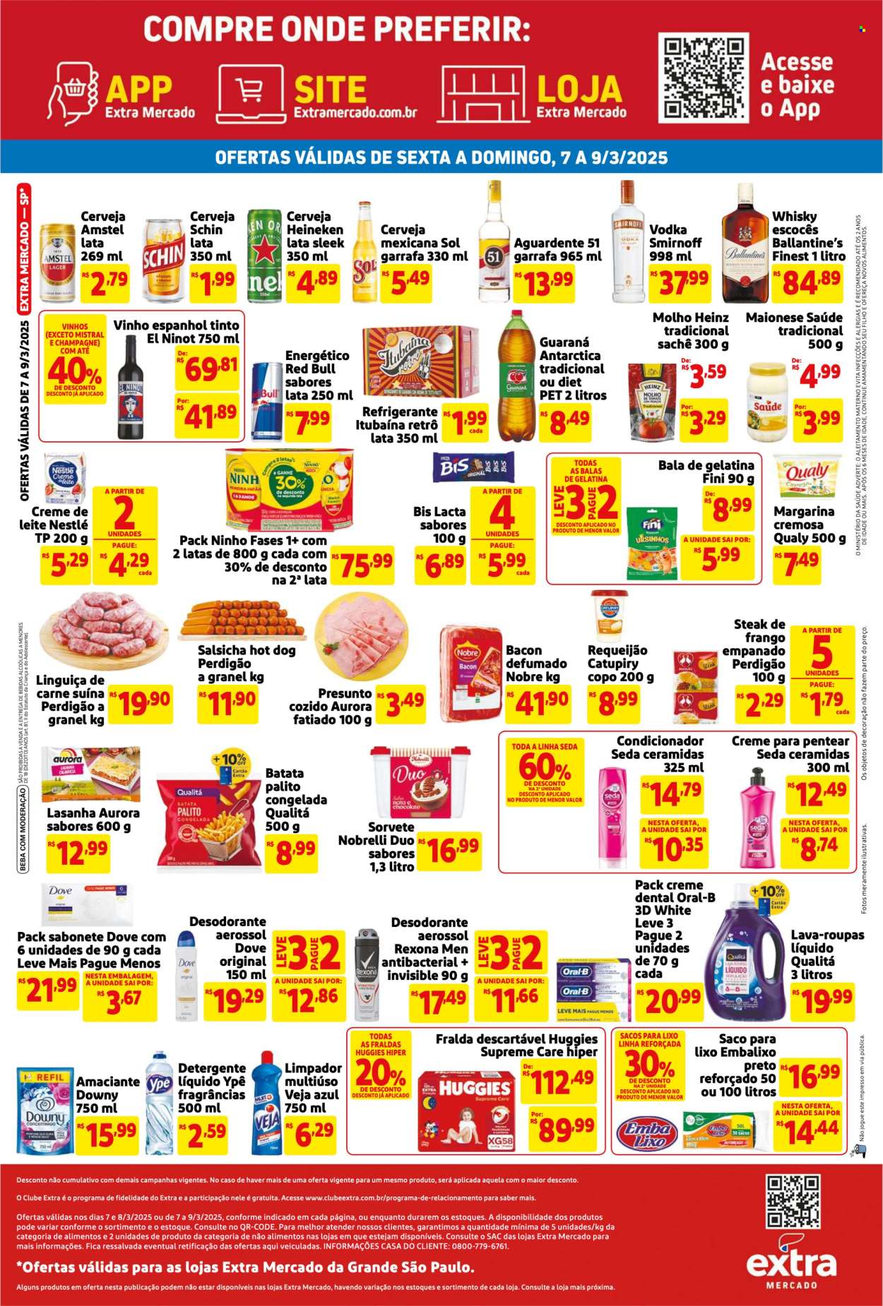Folheto Mercado Extra - 07/03/2025 - 09/03/2025. Página 2