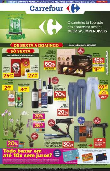Folheto Carrefour Hiper - 07/03/2025 - 13/03/2025.