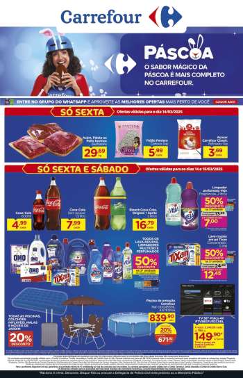 Folheto Carrefour Hiper - 14/03/2025 - 20/03/2025.