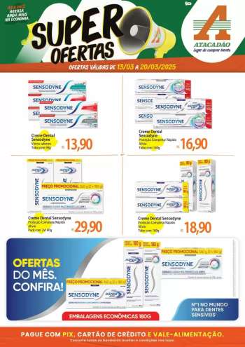 Folheto Atacadão - 13/03/2025 - 20/03/2025.