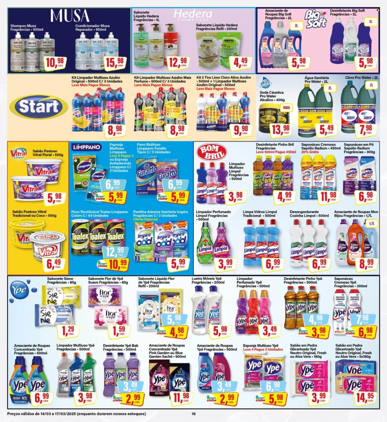 Folheto Rede Supermarket - 14/03/2025 - 17/03/2025. Página 16