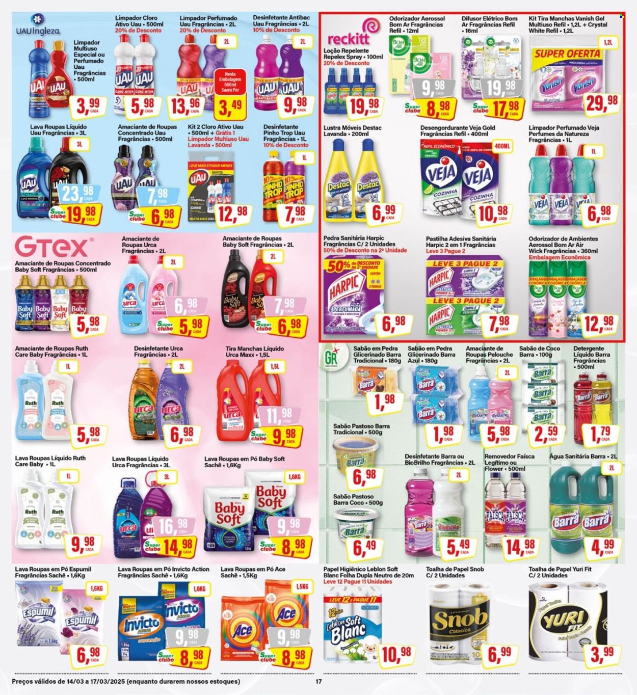 Folheto Rede Supermarket - 14/03/2025 - 17/03/2025. Página 17
