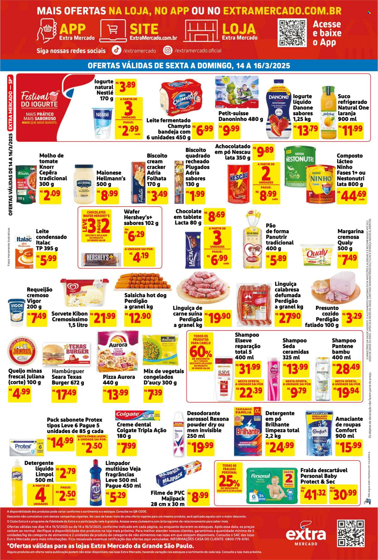 Folheto Mercado Extra - 14/03/2025 - 16/03/2025. Página 2