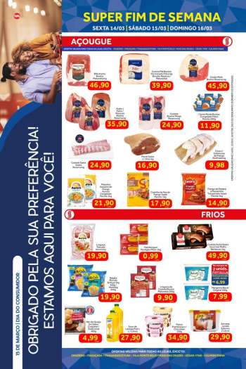 Folheto Shibata Supermercados - 14/03/2025 - 16/03/2025.