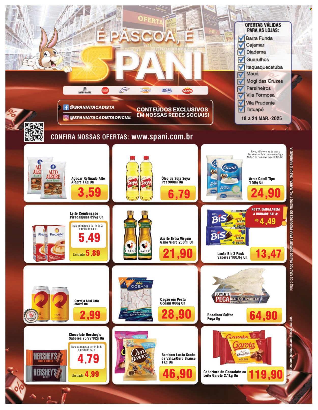Folheto Spani Atacadista - 18/03/2025 - 24/03/2025. Página 1