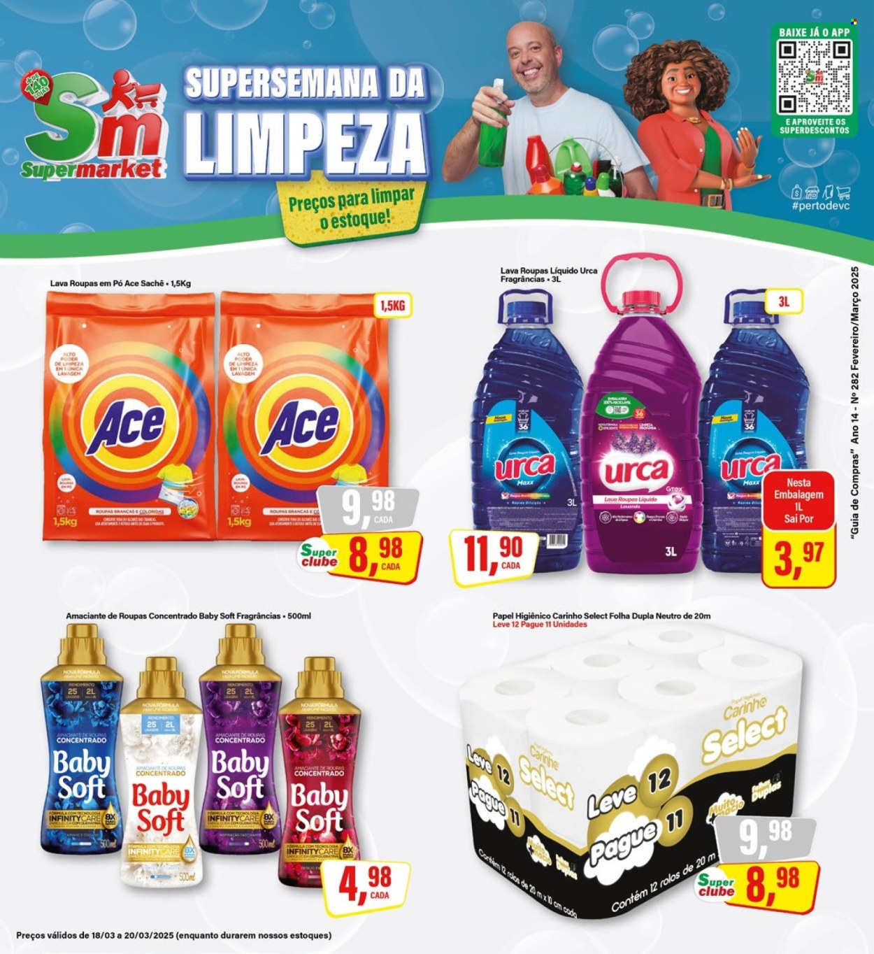 Folheto Rede Supermarket - 18/03/2025 - 20/03/2025. Página 1