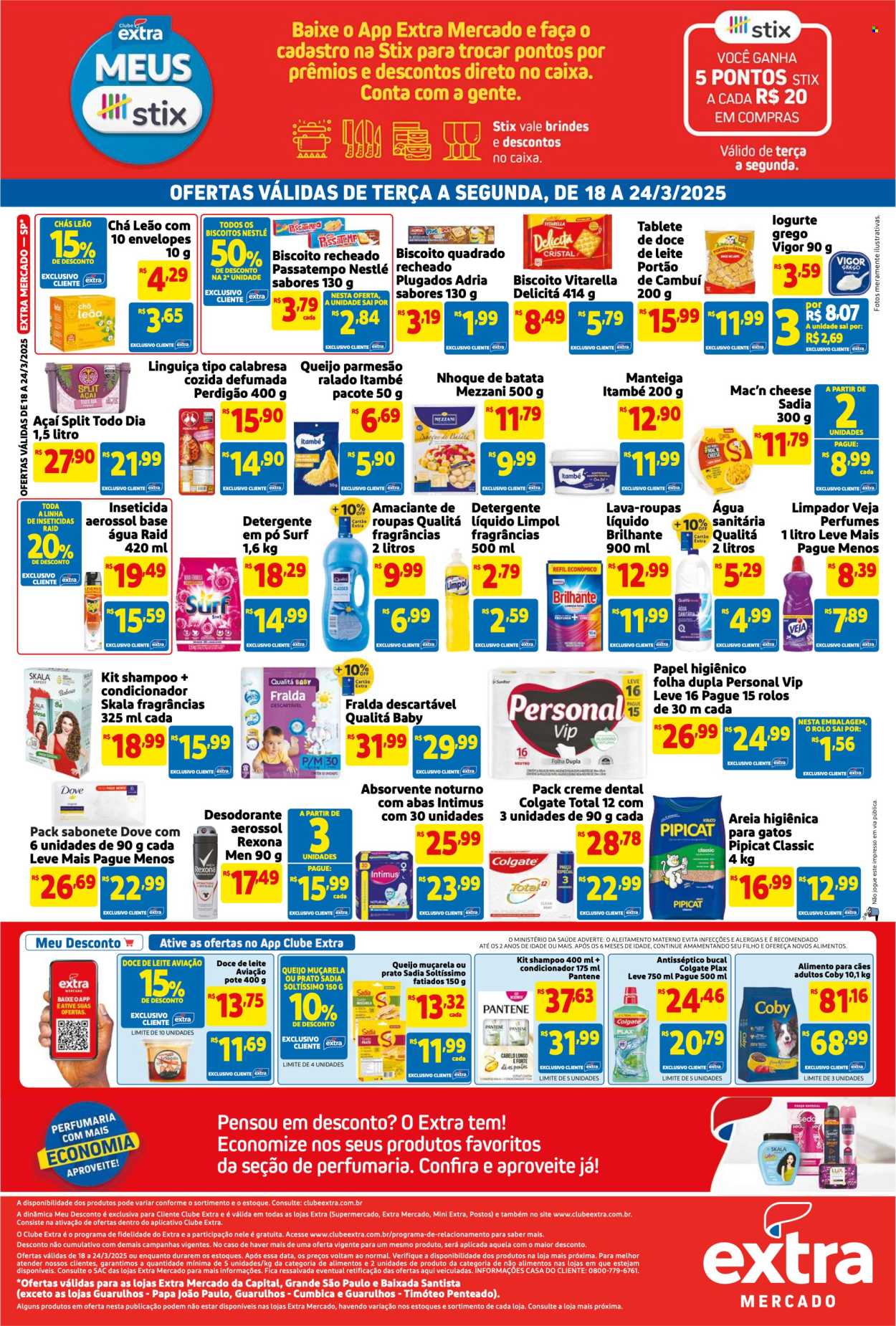 Folheto Mercado Extra - 18/03/2025 - 24/03/2025. Página 2