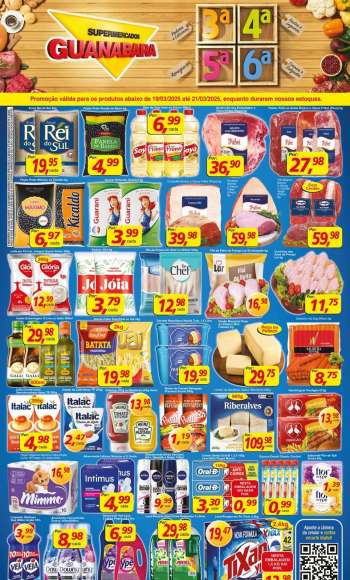 Folheto Supermercados Guanabara - 19/03/2025 - 21/03/2025.