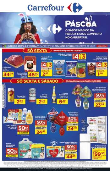 Folheto Carrefour Hiper - 21/03/2025 - 27/03/2025.