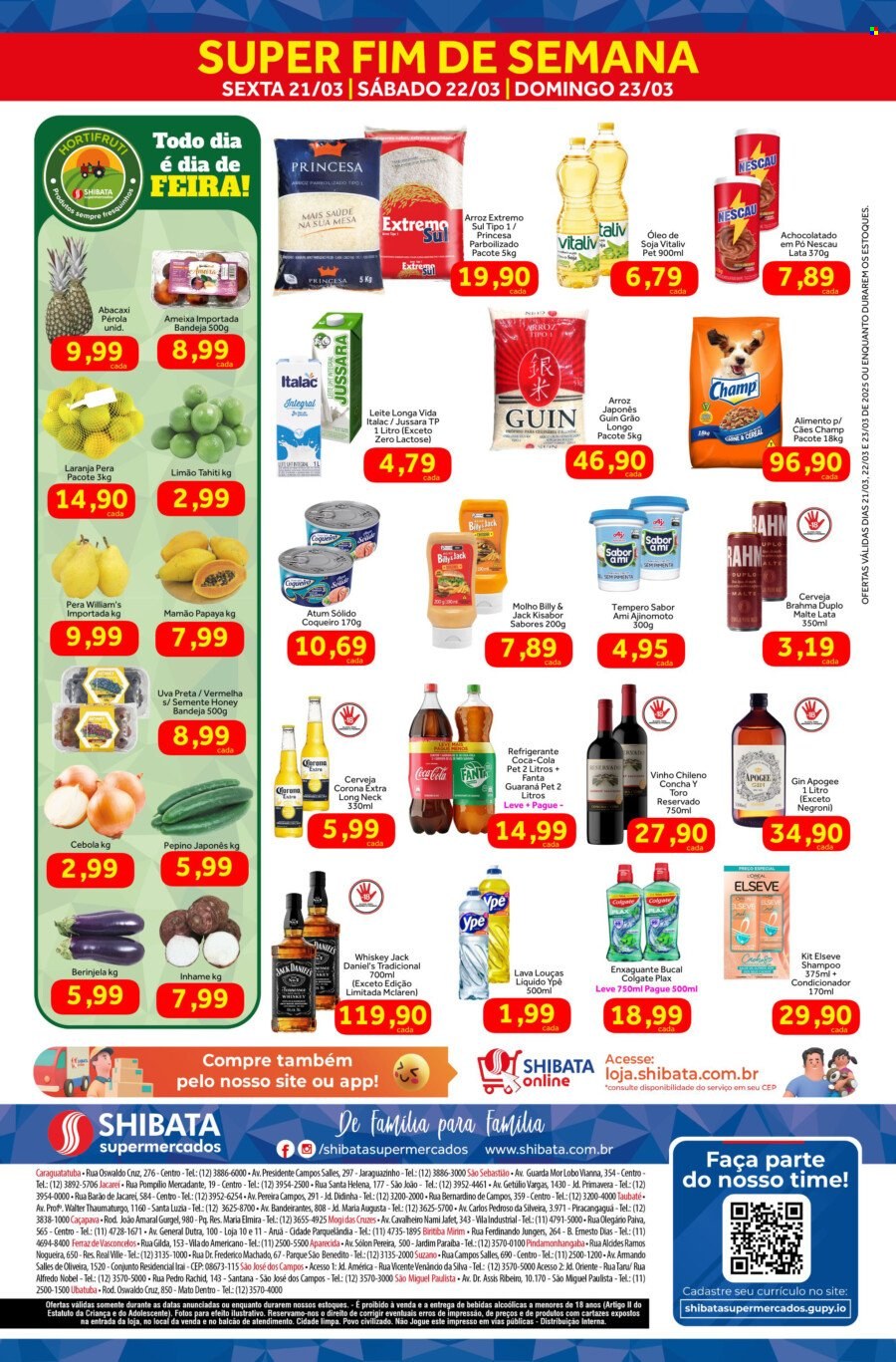Folheto Shibata Supermercados - 21/03/2025 - 23/03/2025. Página 2