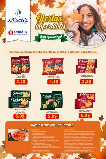 Folheto Shibata Supermercados - 21/03/2025 - 31/03/2025.