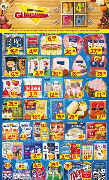 Folheto Supermercados Guanabara - 26/03/2025 - 28/03/2025.