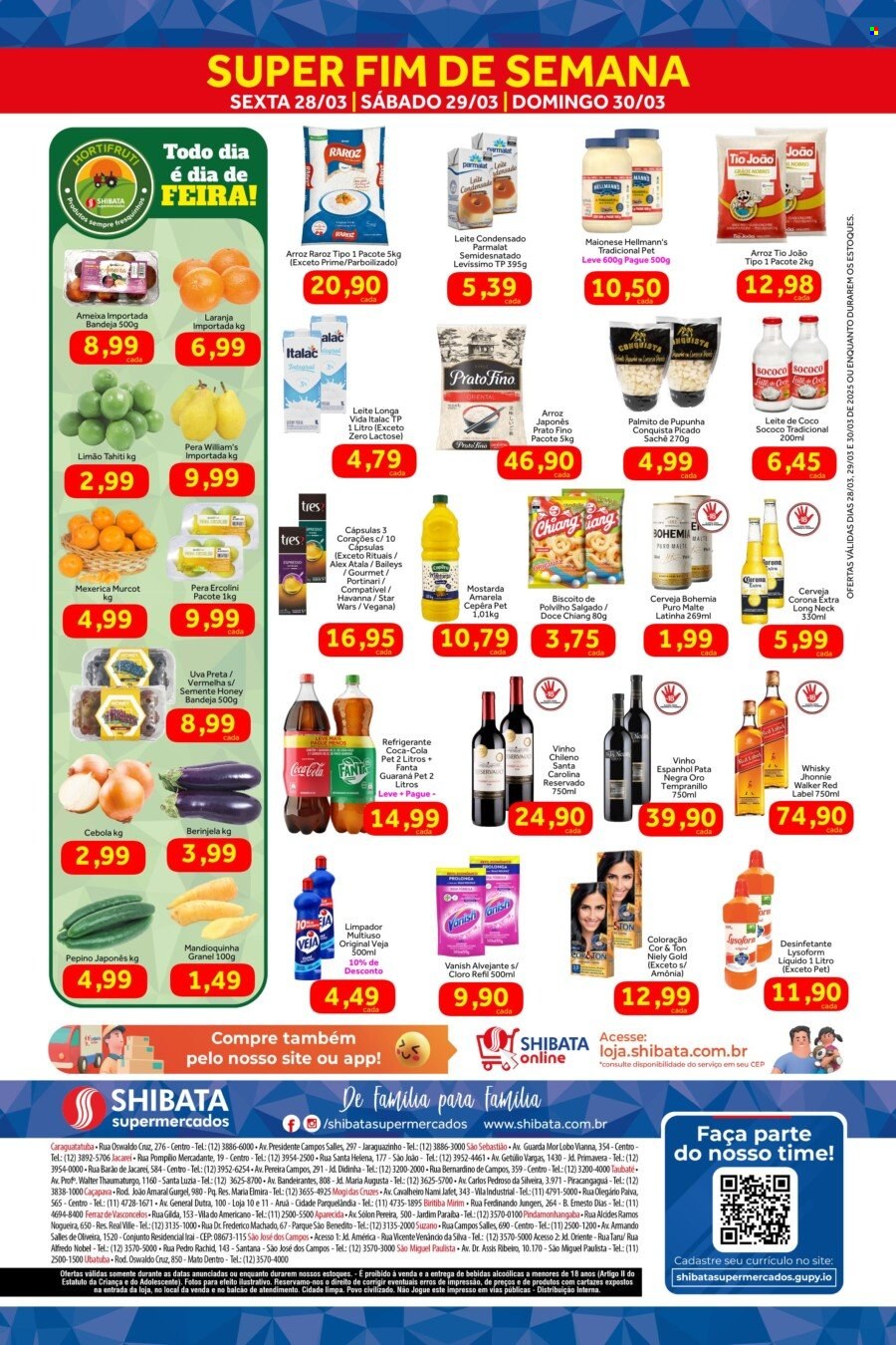 Folheto Shibata Supermercados - 28/03/2025 - 30/03/2025. Página 2