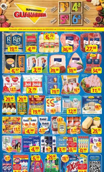Folheto Supermercados Guanabara - 29/03/2025 - 31/03/2025.
