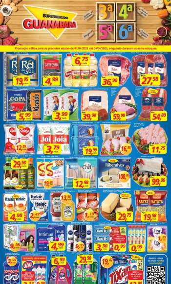 Folheto Supermercados Guanabara - 01/04/2025 - 04/04/2025.