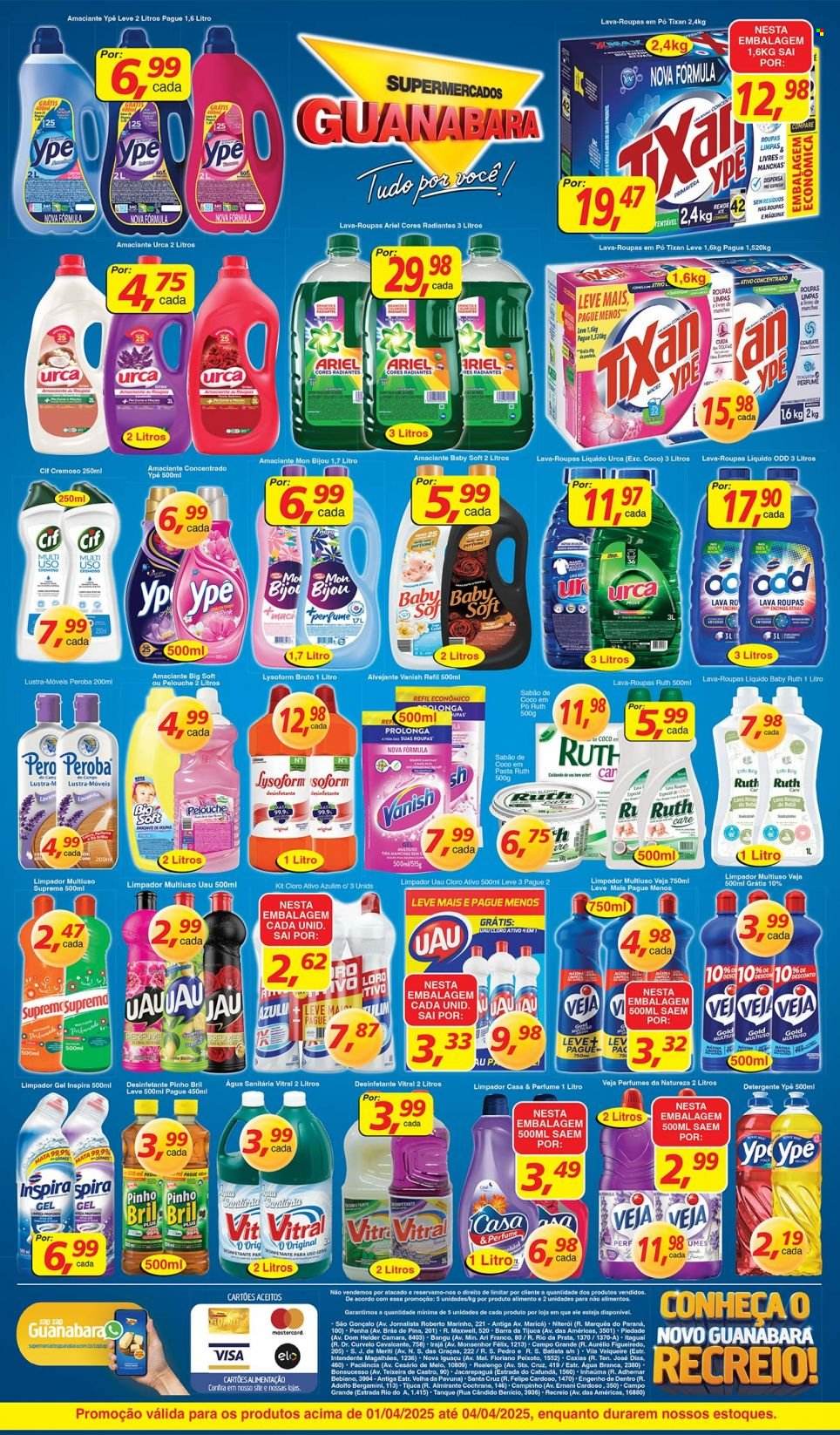Folheto Supermercados Guanabara - 01/04/2025 - 04/04/2025. Página 8