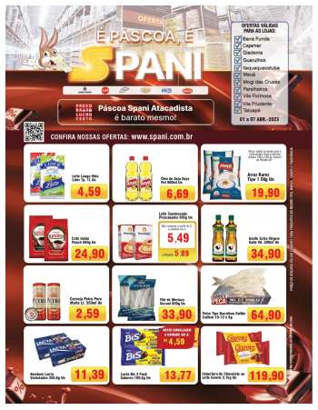 Folheto Spani Atacadista - 01/04/2025 - 07/04/2025.