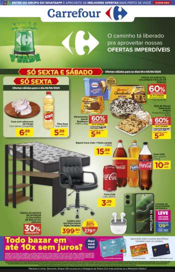 Folheto Carrefour Hiper - 04/04/2025 - 10/04/2025.