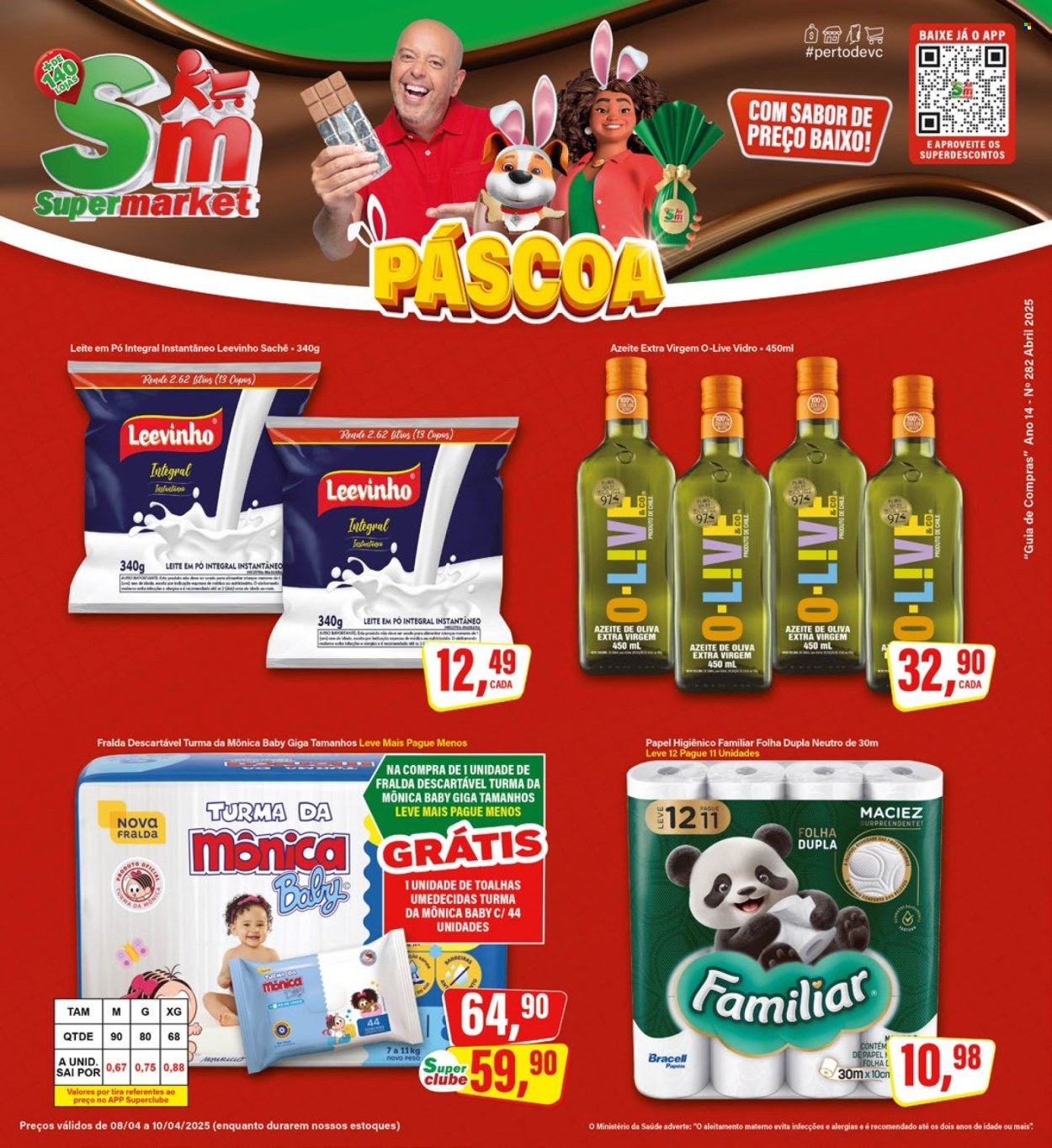 Folheto Rede Supermarket - 08/04/2025 - 10/04/2025. Página 1