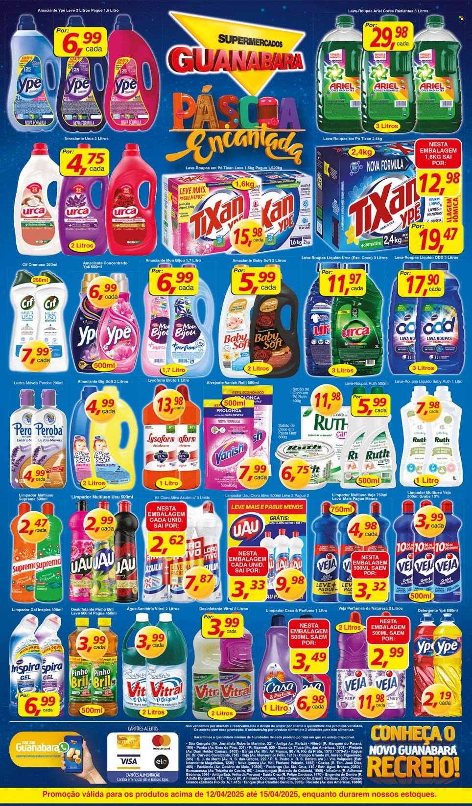 Folheto Supermercados Guanabara - 12/04/2025 - 15/04/2025. Página 8