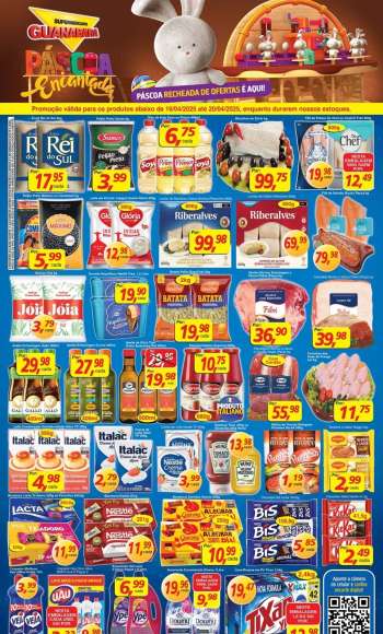 Folheto Supermercados Guanabara - 16/04/2025 - 20/04/2025.