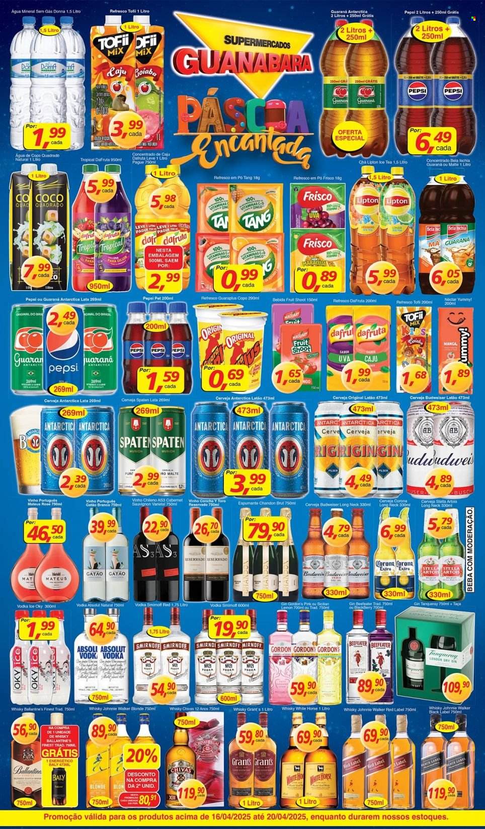 Folheto Supermercados Guanabara - 16/04/2025 - 20/04/2025. Página 4