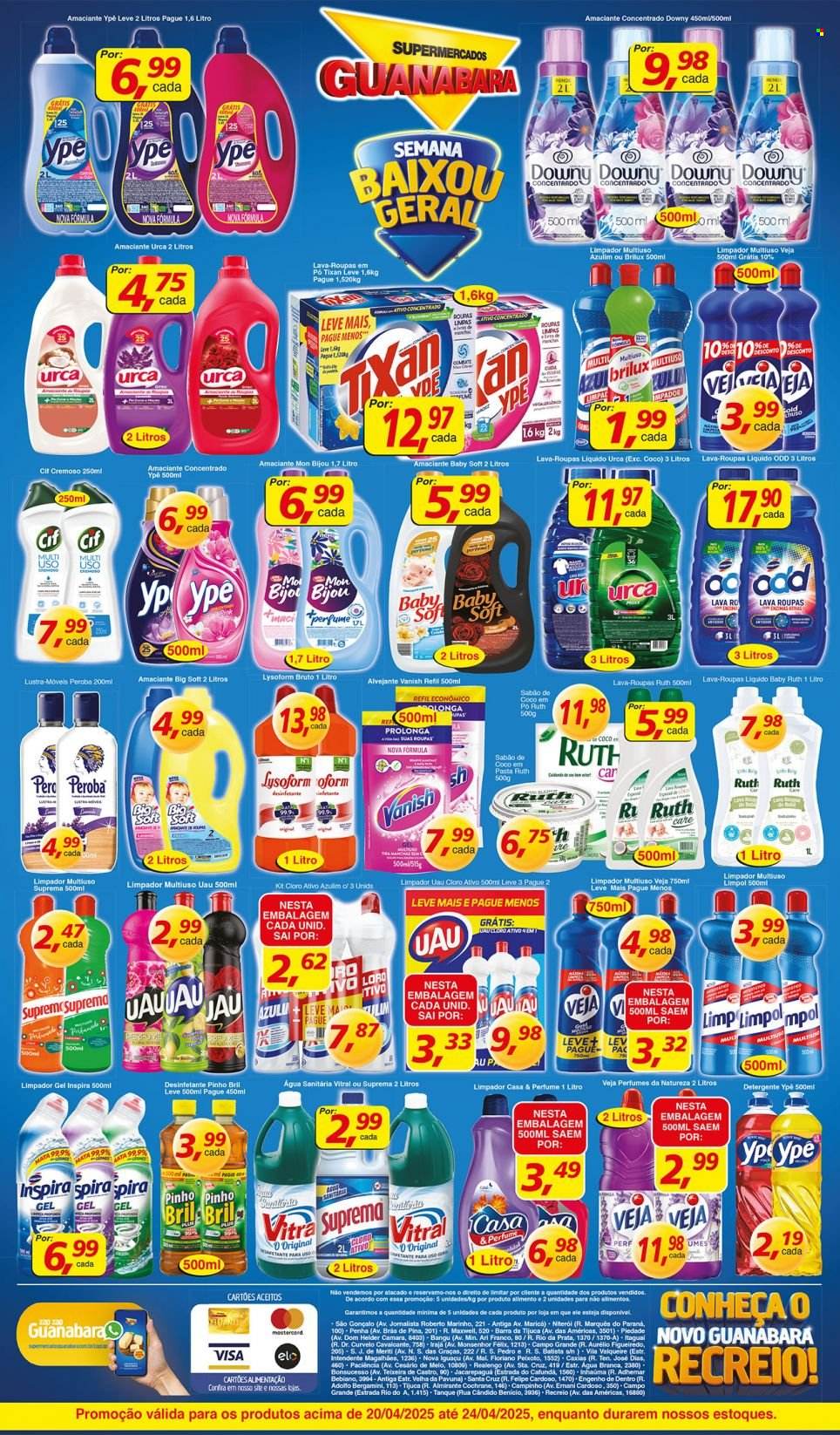 Folheto Supermercados Guanabara - 20/04/2025 - 24/04/2025. Página 8