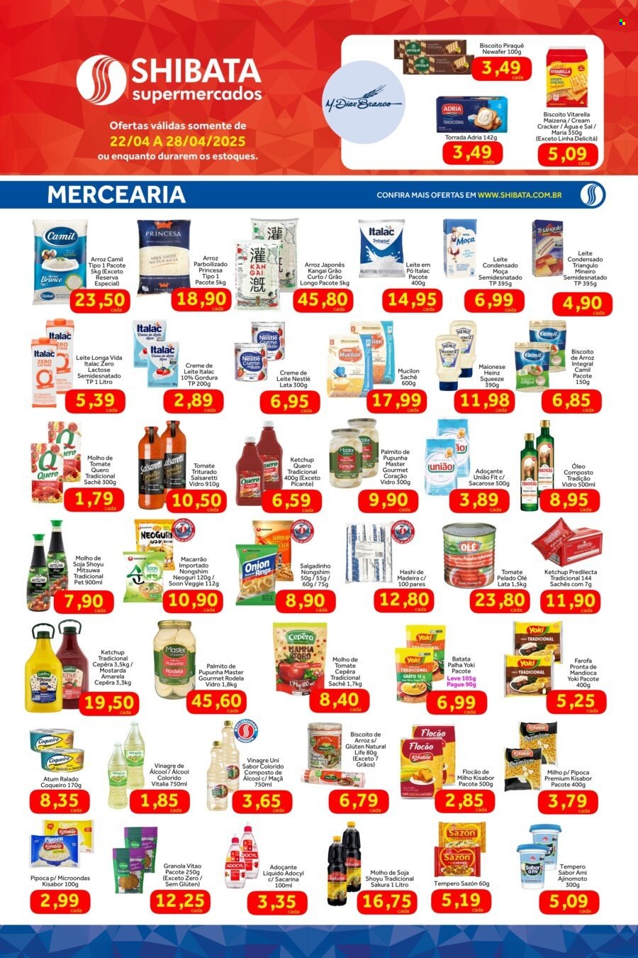 Folheto Shibata Supermercados - 22/04/2025 - 28/04/2025. Página 2