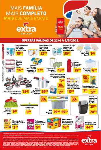 Folheto Mercado Extra - 22/04/2025 - 05/05/2025.