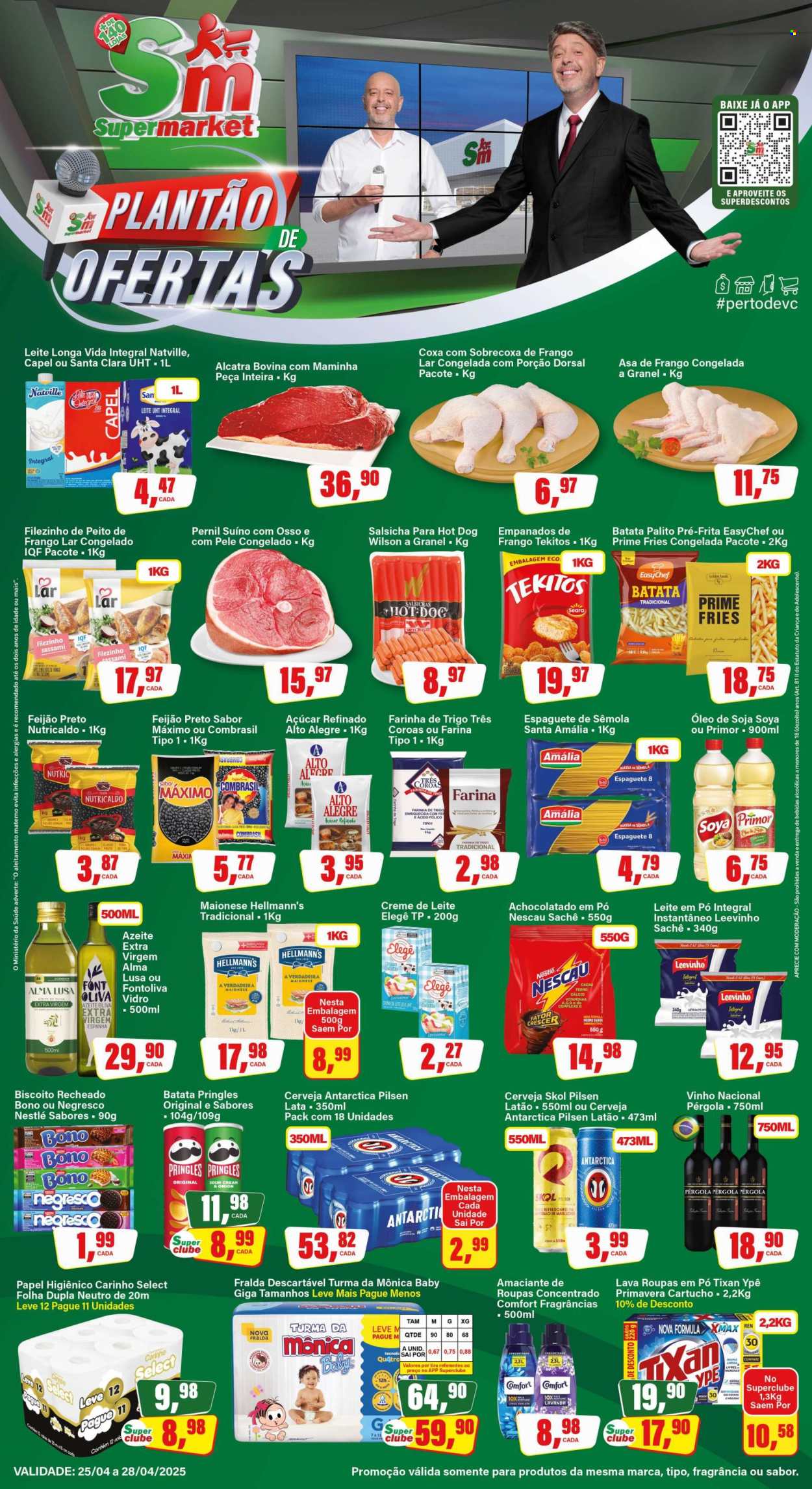 Folheto Rede Supermarket - 25/04/2025 - 28/04/2025. Página 1