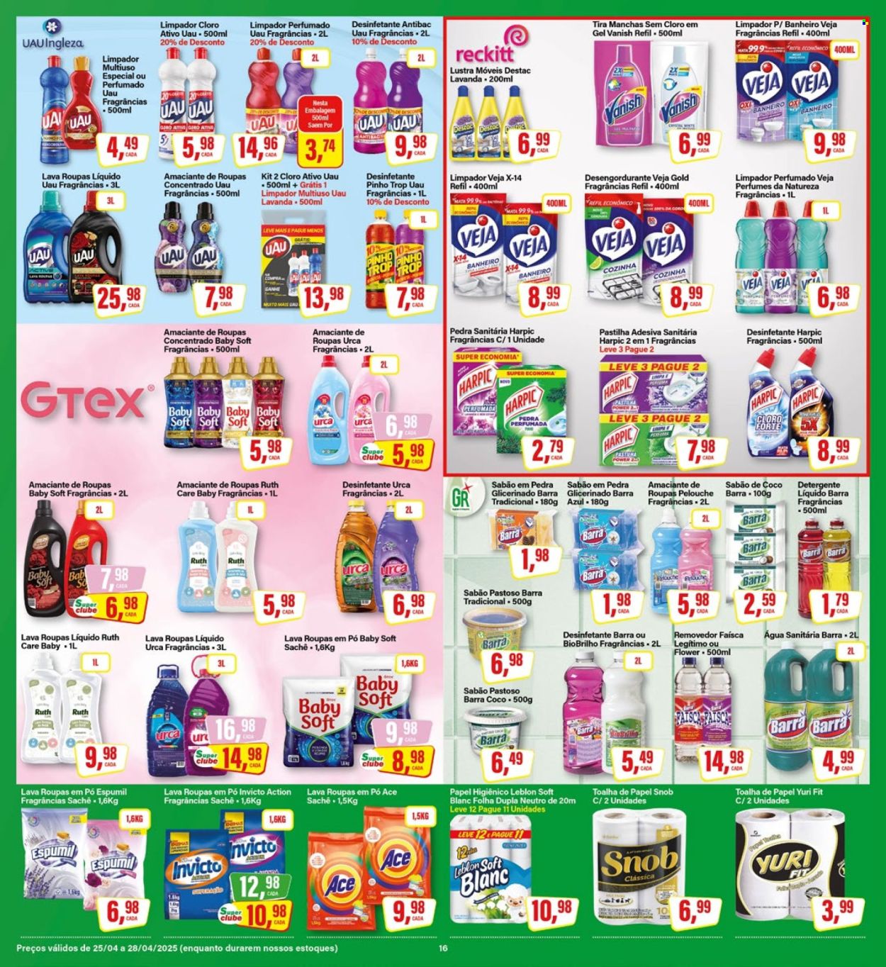 Folheto Rede Supermarket - 25/04/2025 - 28/04/2025. Página 16