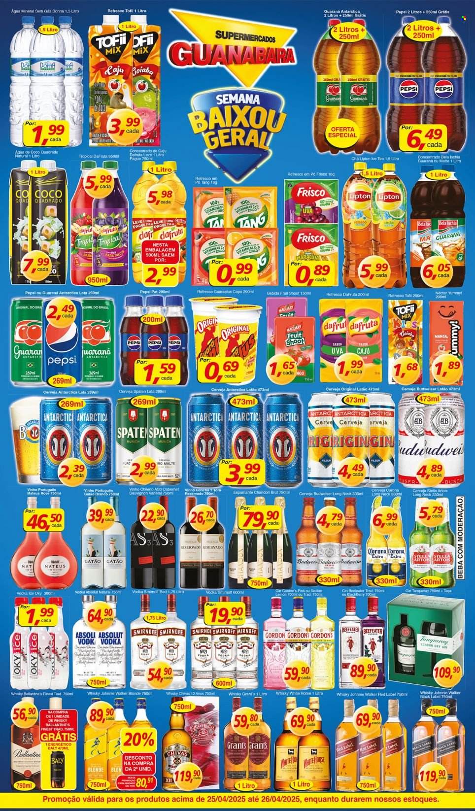 Folheto Supermercados Guanabara - 25/04/2025 - 26/04/2025. Página 4
