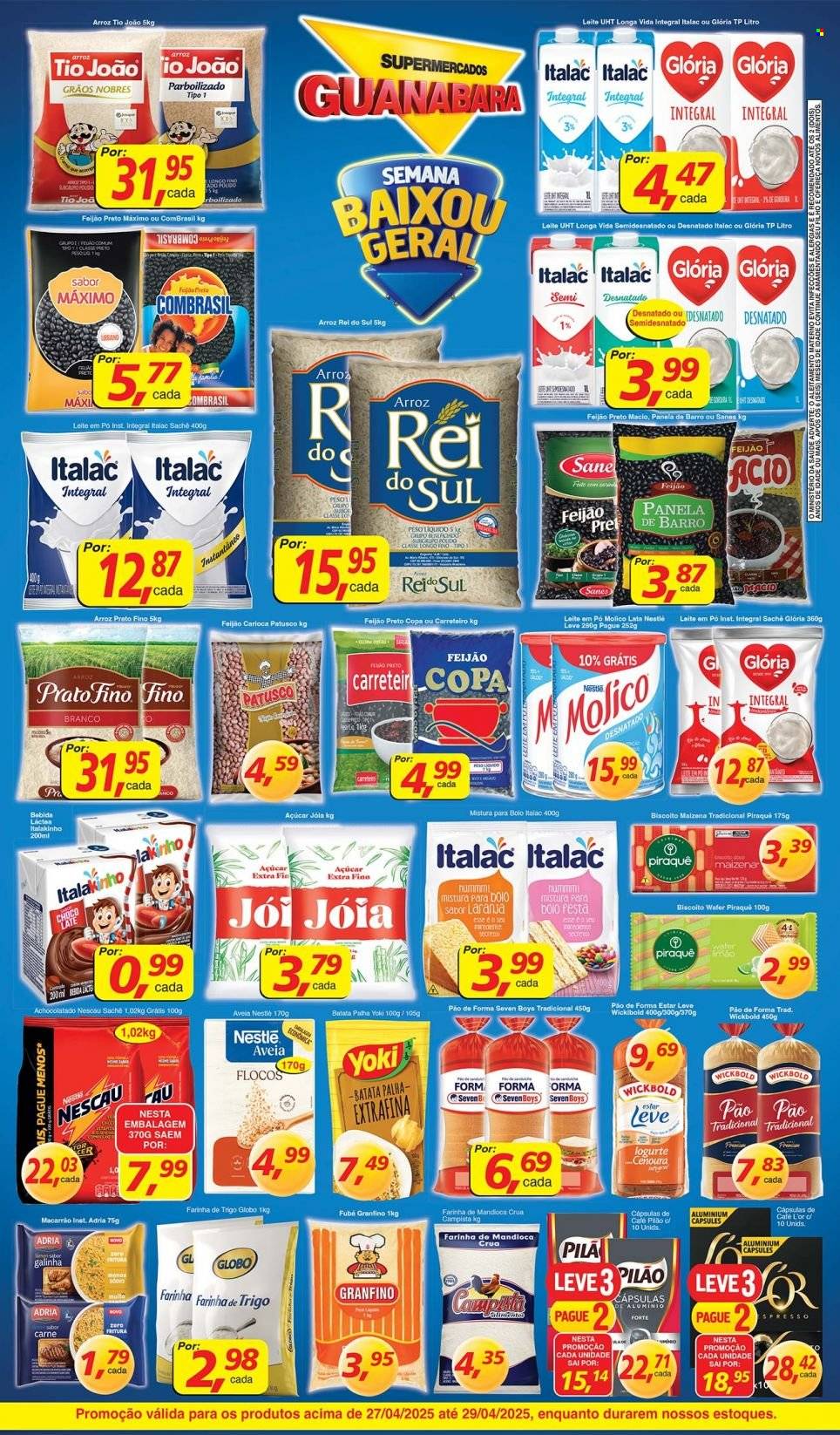 Folheto Supermercados Guanabara - 27/04/2025 - 29/04/2025. Página 2
