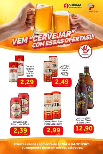 Folheto Shibata Supermercados - 30/04/2025 - 04/05/2025.