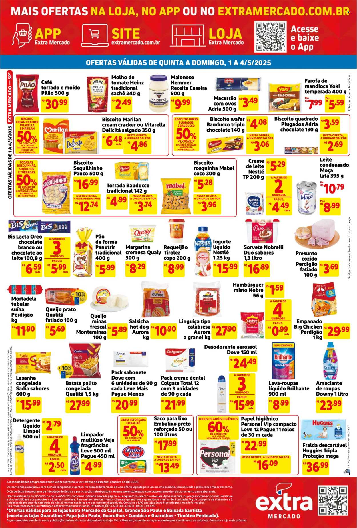 Folheto Mercado Extra - 01/05/2025 - 04/05/2025. Página 2