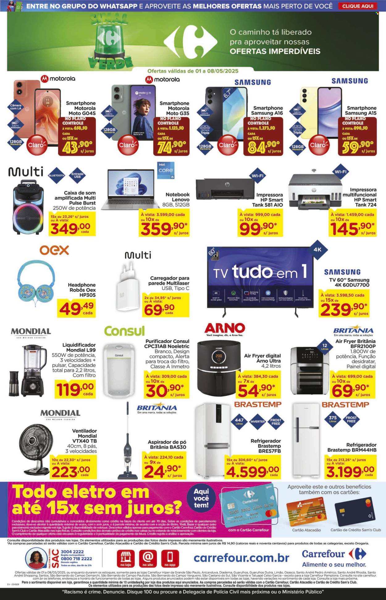 Folheto Carrefour Hiper - 01/05/2025 - 08/05/2025. Página 14