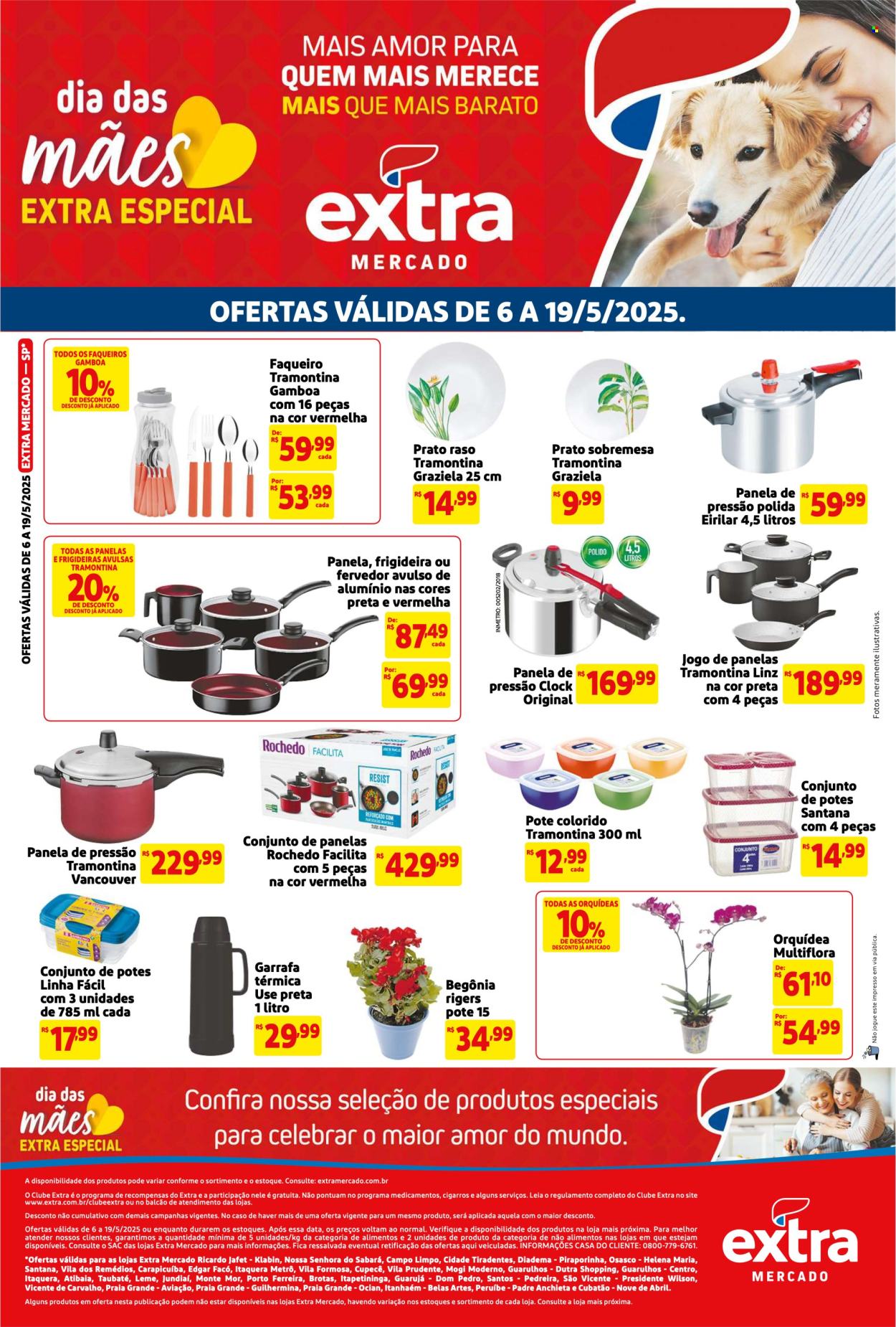 Folheto Mercado Extra - 06/05/2025 - 19/05/2025. Página 1