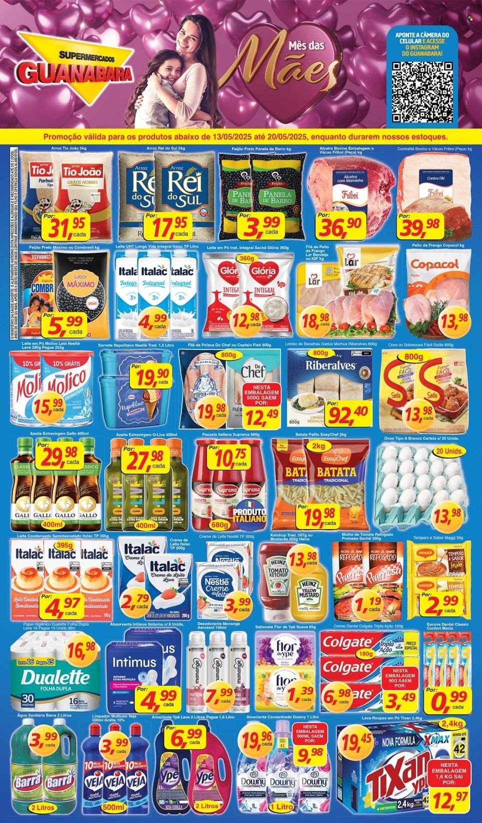 Folheto Supermercados Guanabara - 13/05/2025 - 20/05/2025. Página 1