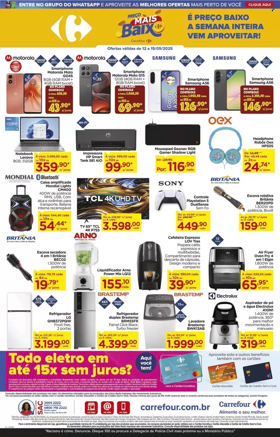 Folheto Carrefour Hiper - 12/05/2025 - 15/05/2025. Página 10