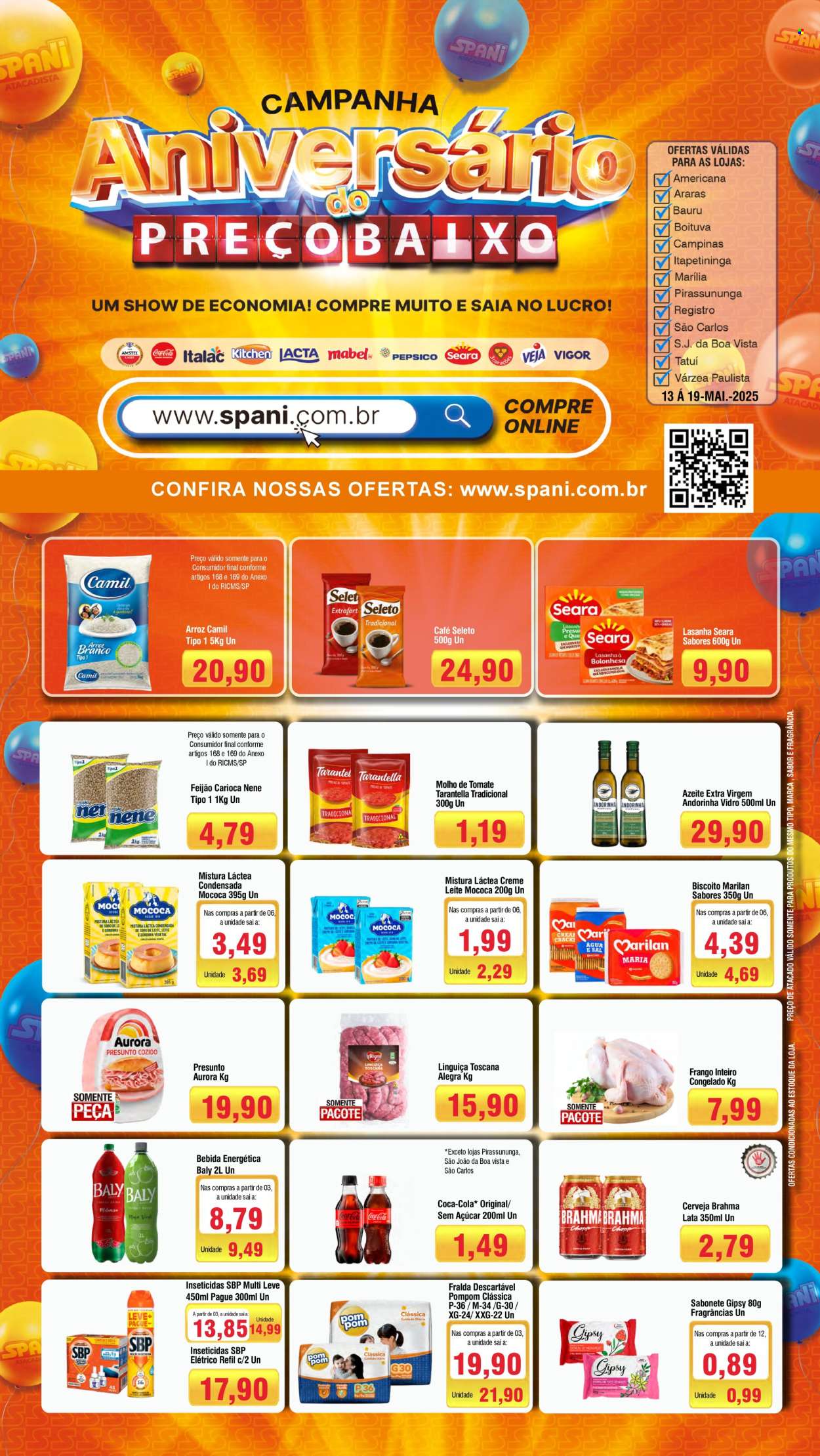 Folheto Spani Atacadista - 13/05/2025 - 19/05/2025. Página 1